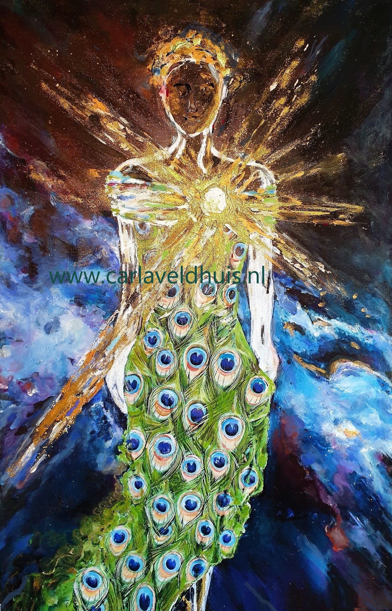 Schilderij 'Je lichaam is een tempel'