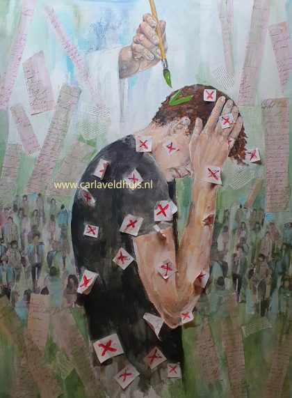 Schilderij 'Geen veroordeling'